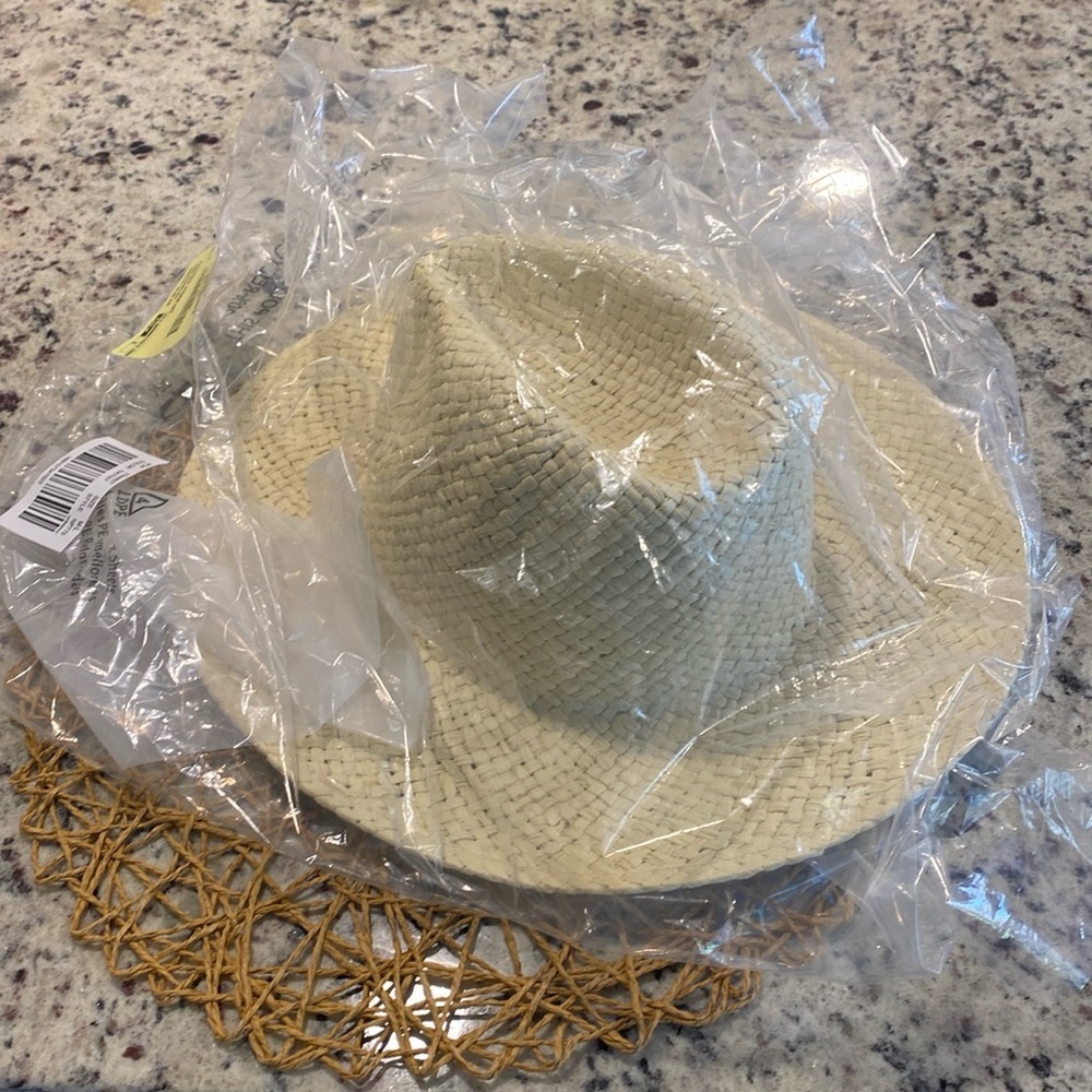 NWT Madewell Woven Straw Panama Hat - Picture 5 of 6